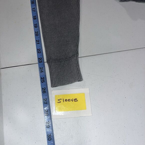 BKE Buckle Men's Sweater XL Gray Athletic Fit Mock Neck Quarter Zip Pullover - Picture 9 of 11